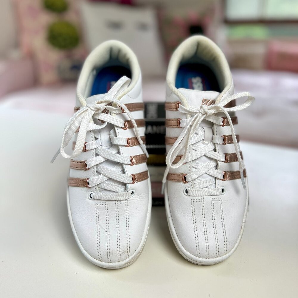 K-Swiss Court Pro II CMF Sneakers,  Bronze Metallic, 7.5